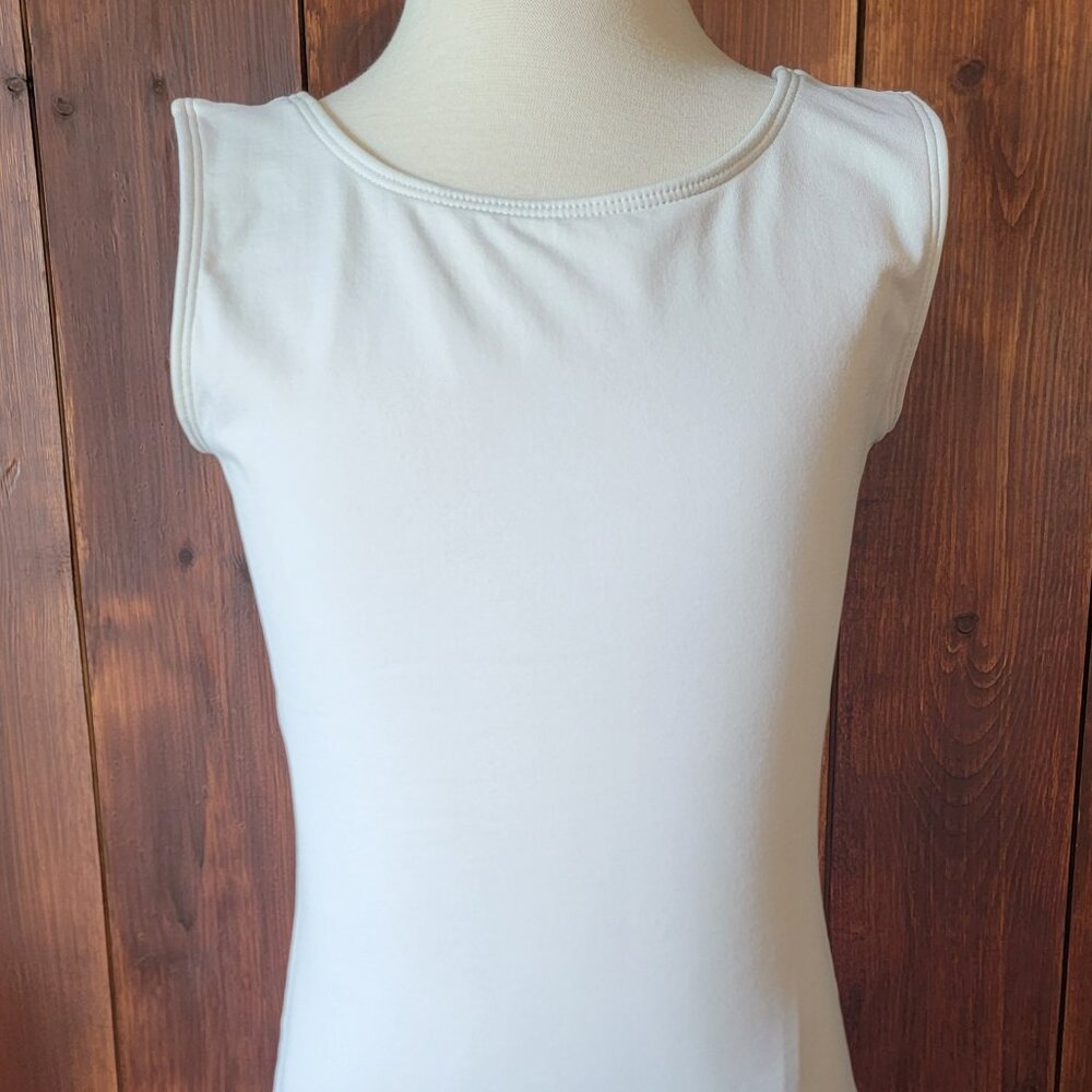 Eurotard Women Small White Leotard Classic Stretch Dance Gymnastics Ballet Leo